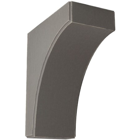 Ekena Millwork 5 1/4"W x 10"D x 12"H Clarksville Wood Vintage Decor Bracket, Reclaimed Grey BKTWD05X10X12CVGY